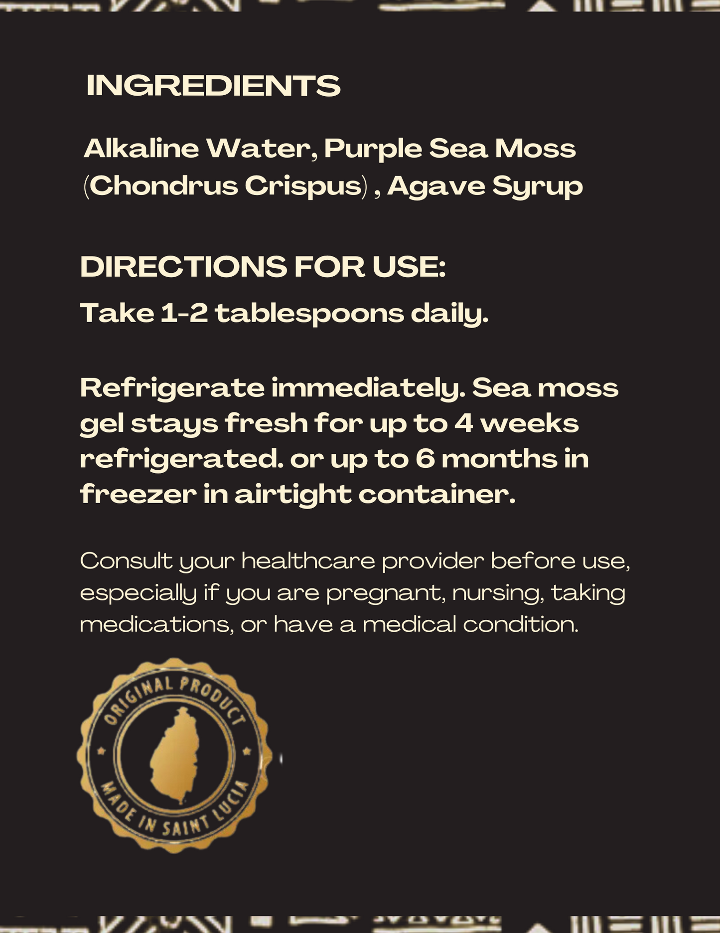 Plain Purple Sea Moss Gel