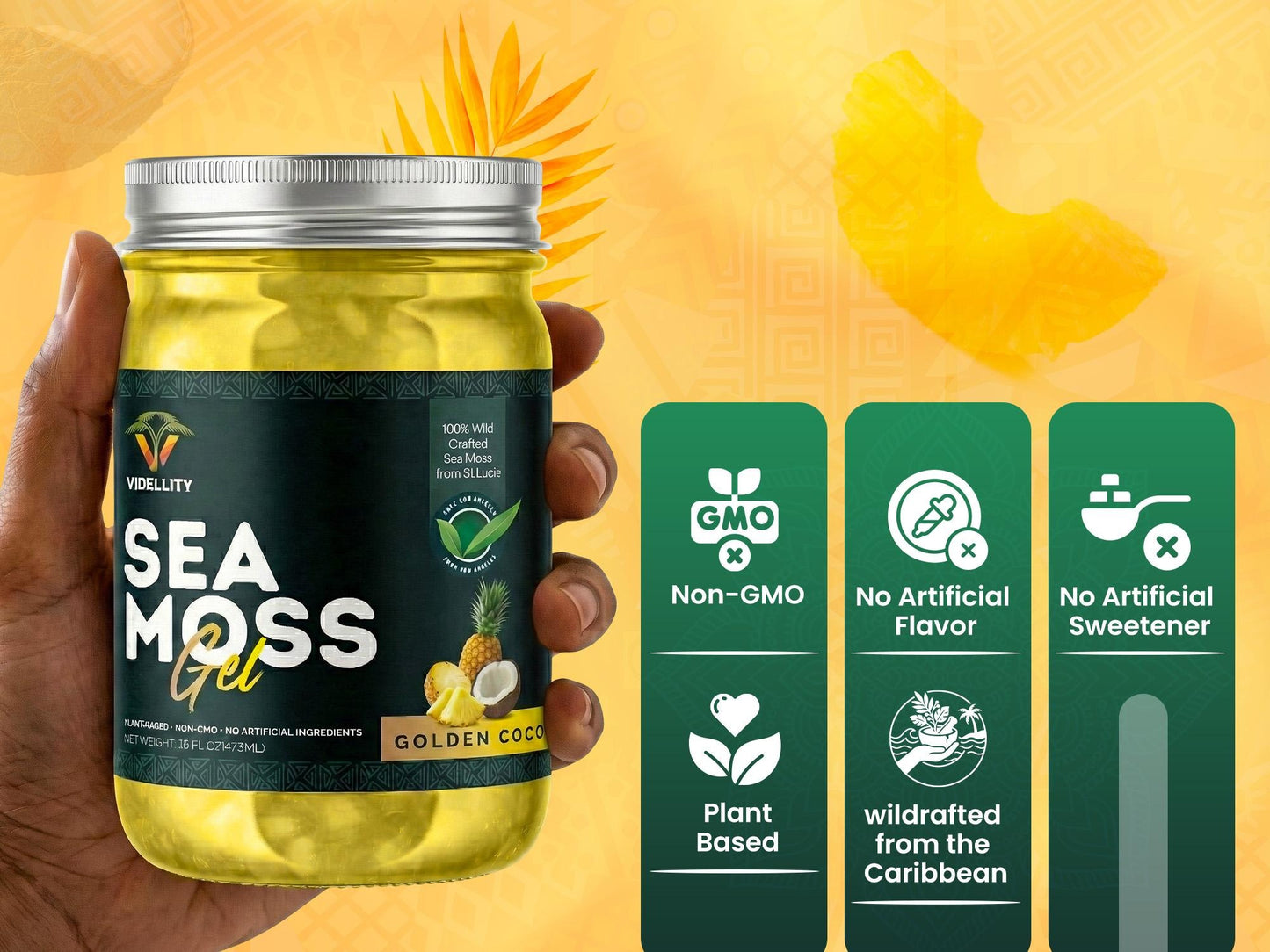 Golden Coco Seamoss Gel