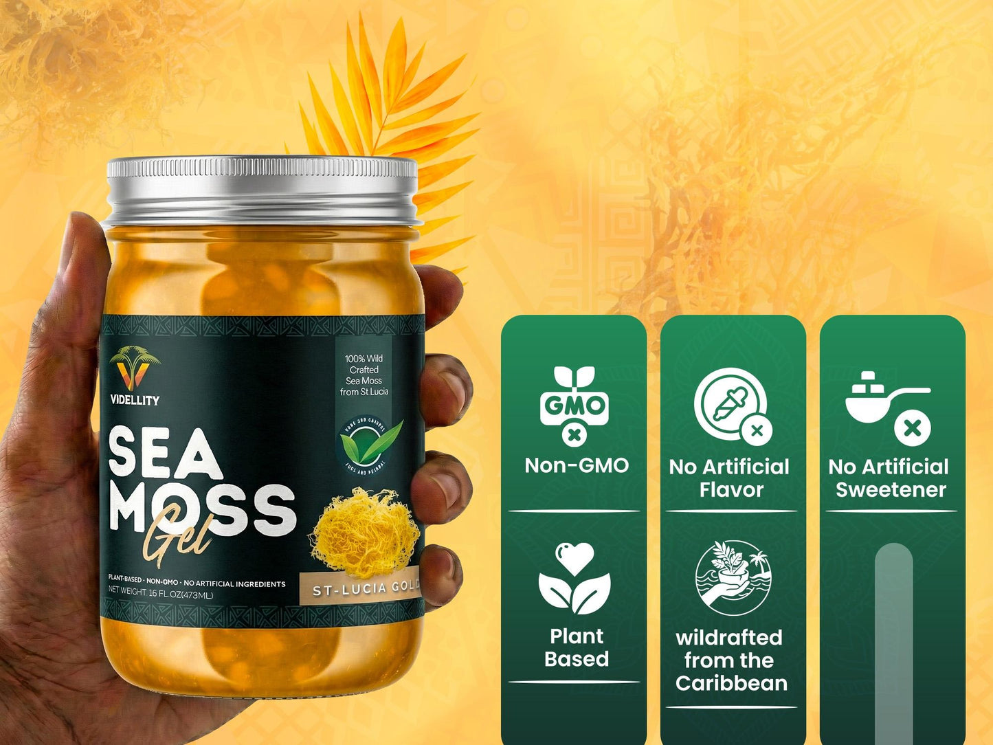 St Lucia Gold Seamoss Gel