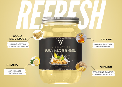 Ginger Lemon Sea Moss Gel