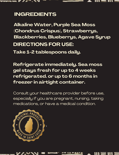 Berry Mix Sea Moss Gel