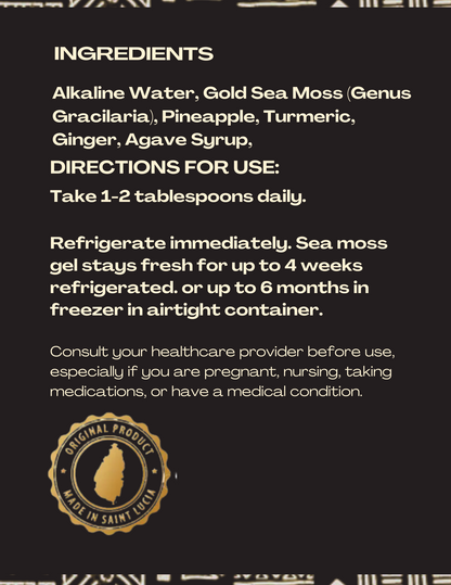 Turmeric Blend Sea Moss Gel